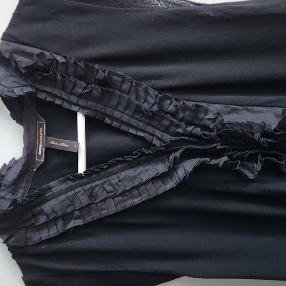 BCBGMAXAZRIA Silk Blend Black Dress Size Small - Picture 2 of 8